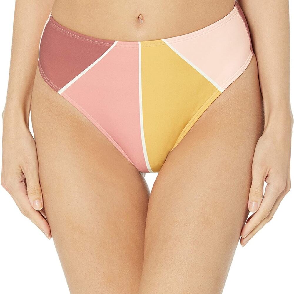 Billabong women’s swim bottoms color block size extra large/14 new with tags